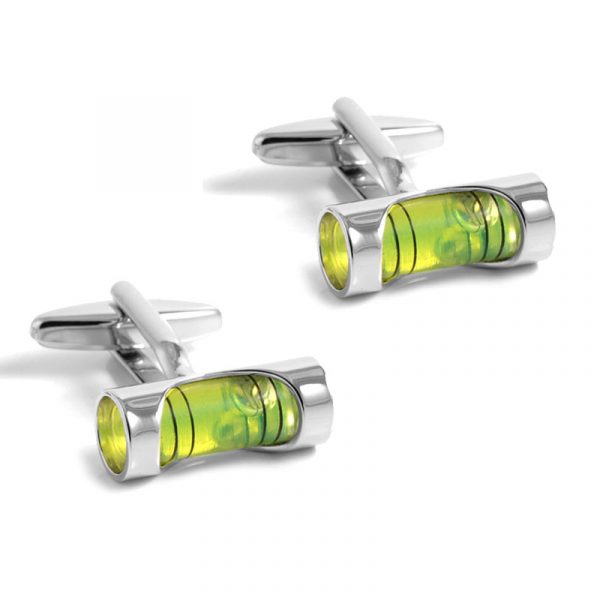 Spirit Level Cufflinks The Cufflink Club