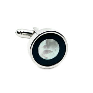 Round Mother of Pearl Cufflinks The Cufflink Club