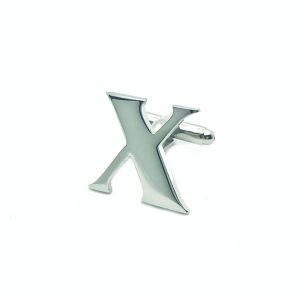 X Initial Cufflinks The Cufflink Club