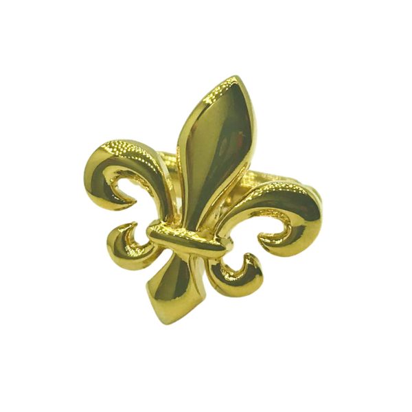 Gold Fleur De Lis Cufflinks The Cufflink Club