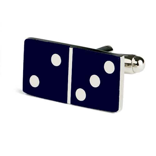 Navy Domino Cufflinks