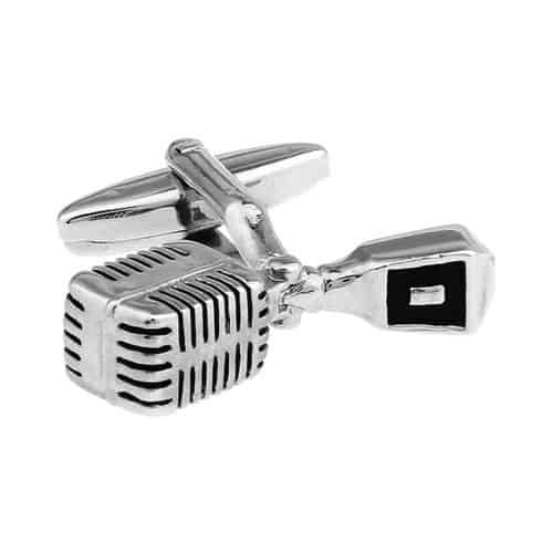 Microphone Cufflinks