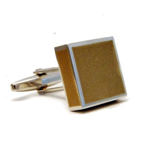 Brown Square Cufflinks