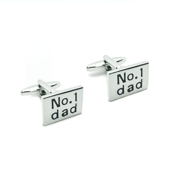 No 1 Dad Cufflinks The Cufflink Club