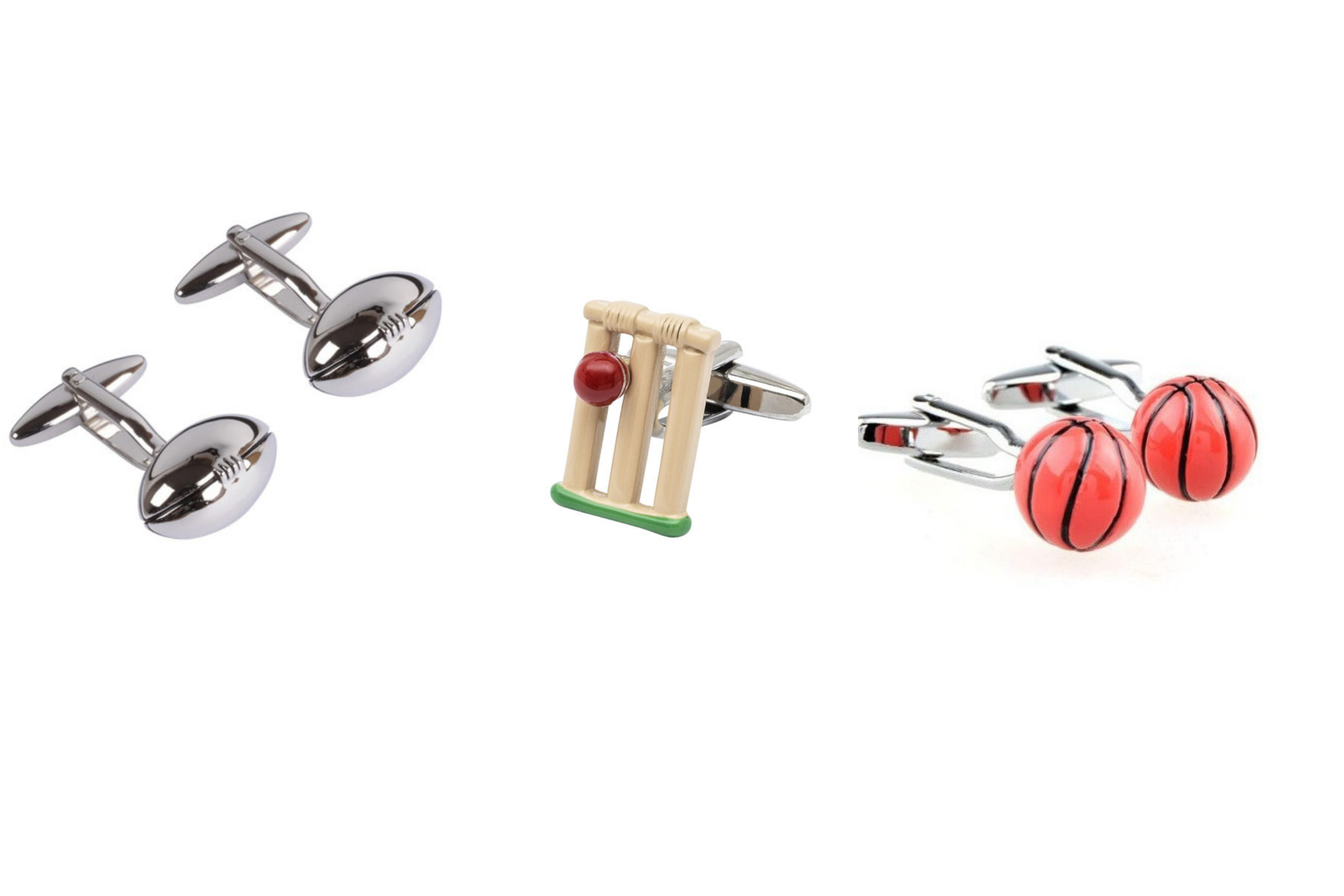 Sport Themed Cufflinks Range Novelty Cuff links The Cufflink Club
