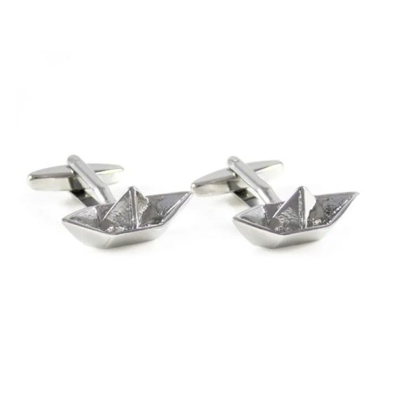 Paper Boat Cufflinks The Cufflink Club